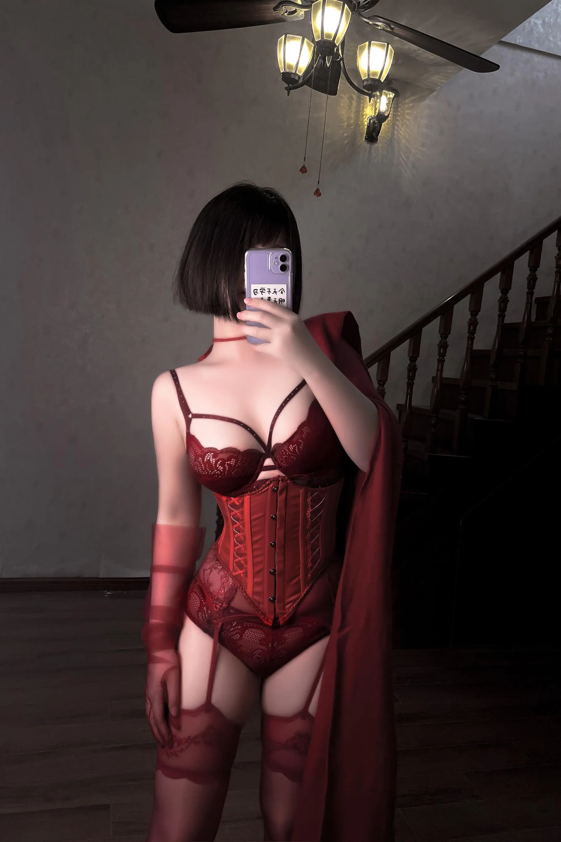 半半子 – NO.67 RED 赤紅 Vol.03 [57P]插图5